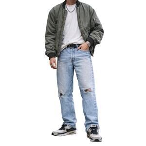 Levi’s 1990s 550 Relaxed Fit Jeans Light Wash Distressed Men’s 30x29